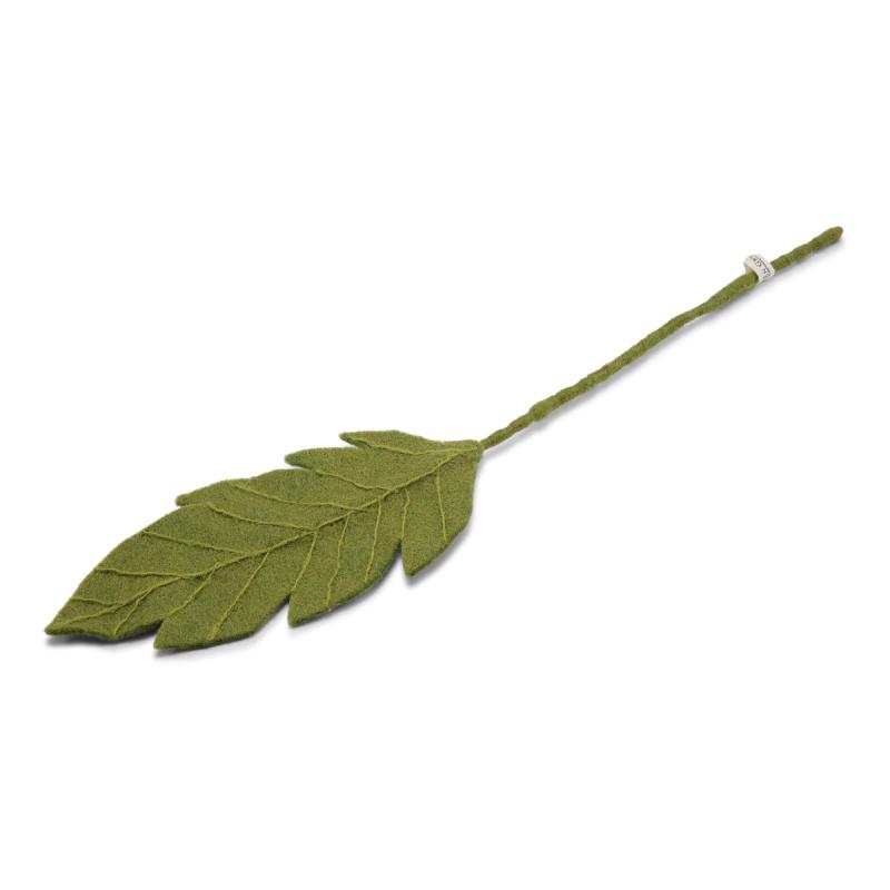 Grönt tovat blad, 45 cm - En Gry & Sif  (10413)