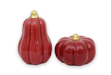 Pumpa, Hallonröd med guldknopp (liten) - Mitt & Ditt