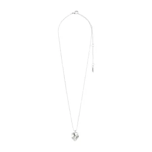 Halsband EM vågigt hängande silverpläterat – Pilgrim