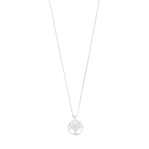 Halsband Iben återvunnet, Livets träd Silverpläterat - Pilgrim