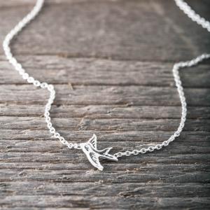 Halsband silver, Svala - by faith