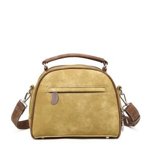 Hand/Axelremsväska Rödhake, Gul / Brun - HI-DI-HI     LEV JAN