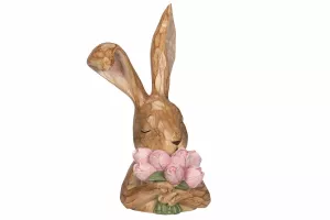 Hare Tilly med ljusrosa blommor - A lot (18301)