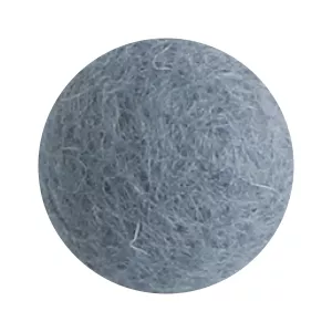 Havsblå blomma i tovad ull, X-large (12612) - Én Gry & Sif