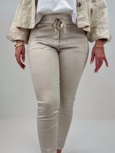 Magiskt strechig byxa, Beige Höst (Helen) - Gemini