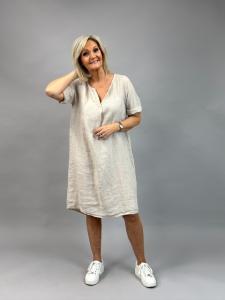 Linneklänning, Beige Hildur - Mix by Heart    BERÄKNAD LEV: APRIL