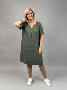 Linneklänning Army (Hildur) - Mix by Heart     BERÄKNAD LEV: APRIL