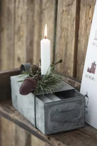 IB Laursen Kammarljusstake för kronljus, Antik Zink