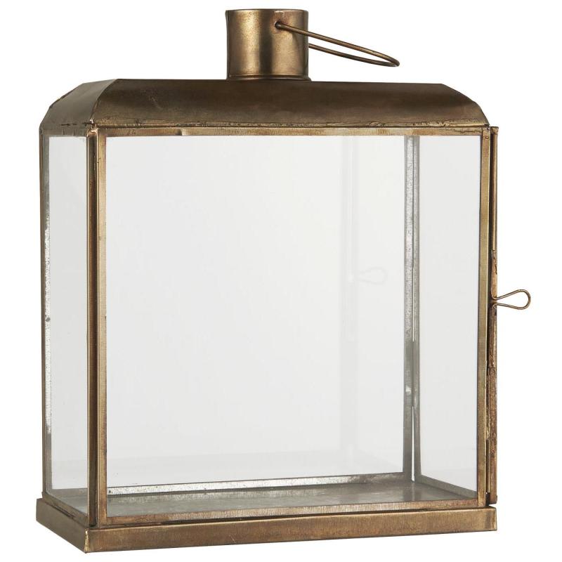Lanterna i glas och mässingsfärgad metall - IB Laursen