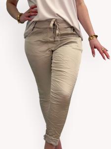 Byxa glansig, Beige, Ilma - Gemini