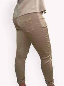 Byxa glansig, Beige, Ilma - Gemini