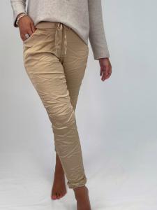 Byxa glansig, Beige, Ilma - Gemini