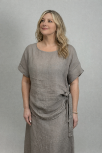 Linnetopp med knyt, Taupe Sissela - Mix by Heart      BERÄKNAD LEV: APRIL