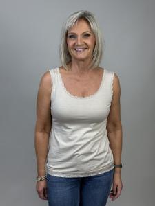 Linne med spetskant, Beige, Jenna - Mix by Heart    BERÄKNAD LEV: APRIL