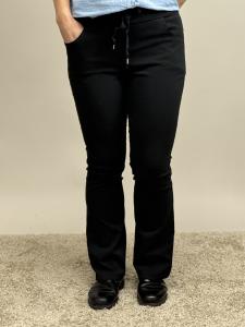 Magiskt stretchig byxa med bootcut, Svart Stella - Mix by Heart