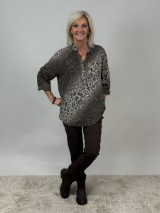 Blus, Leomönstrad Brun, Marina - Mix by Heart