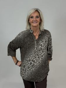 Blus, Leomönstrad Brun, Marina - Mix by Heart