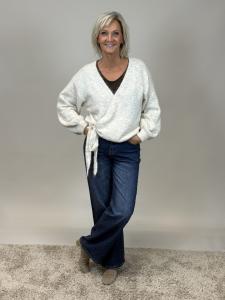 Stickad Omlottkofta, Offwhite Inga - Mix by Heart     KOMMER SNART!