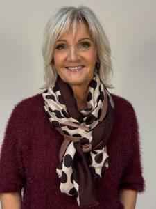 Sjal Prickig, Vinröd - Mix by Heart