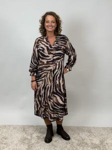 Klänning Zebra Brun, Ninni - Mix by Heart
