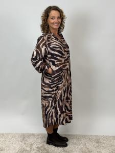 Klänning Zebra Brun, Ninni - Mix by Heart