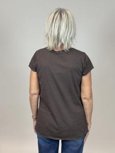 T-shirt Brun, Viola - Mix by Heart