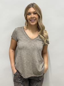 T-shirt Taupe, Tuva - Mix by Heart