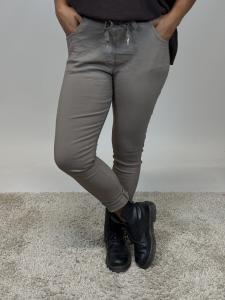 Magiskt stretchig byxa, Taupe Mörk (Signe) - Mix by Heart