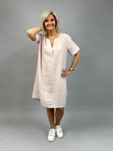 Linneklänning, Ljusrosa Hildur - Mix by Heart     BERÄKNAD LEV: APRIL