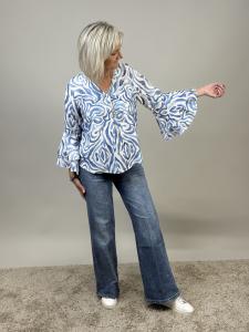 Blus Mönstrad, Blå Miranda - Mix by Heart