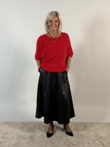 Stickad tröja, Röd Parisa - Mix by Heart