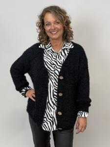 Blus Zebra Svart / Vit, Lovis - Mix by Heart