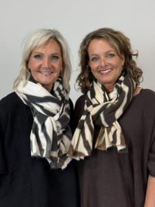 Halsduk Zebra Brun - Mix by Heart