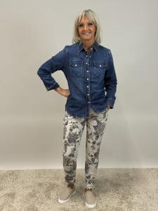 Jeansskjorta, Mörkblå denim, Triana - Mix by Heart