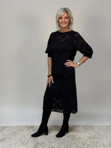 Topp i spets, Svart Noelle - Mix by Heart