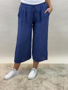 Linnebyxa Culotte Mörkblå, Vivi - Mix by Heart     BERÄKNAD LEV: APRIL