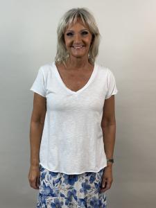 T-shirt Vit Tuva - Mix by Heart