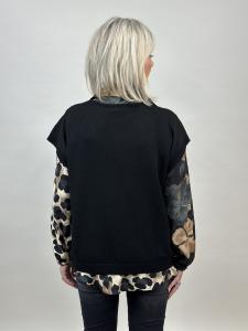 Stickad slipover, Svart, Pim - Mix by Heart