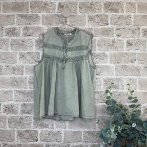 Topp i bomull, Army Alice - Cabana Living