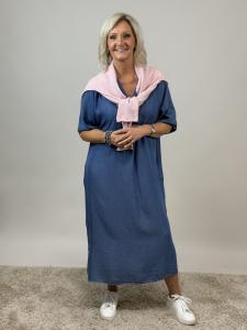 Klänning, Jeansblå tencel, Patricia - Mix by Heart