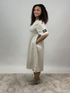 Sweatshirtsklänning, Beige Embla - Mix by Heart