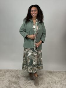 Klänning, Paisley Grön, Lova - Mix by Heart