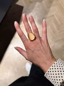 Ring Omikron, Peach Guld – 7EAST