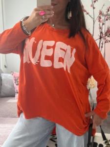 Topp Oversize, Orange Queen - Love Forever