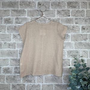 Topp i linne, Beige Mette - Cabana Living