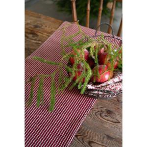 Löpare Randig Röd / Lin, Jamie  35x120 cm