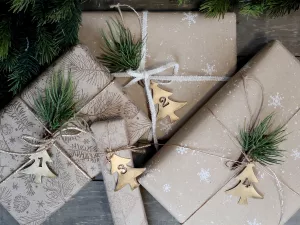 Julgran I Antik Mässing Advent 1-4 - Chic Antique