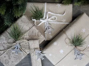 Julgran I Metall Zink Advent 1-4 - Chic Antique