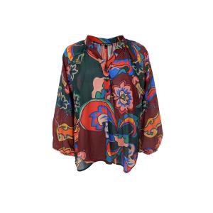 Blus, Mönstrad Multi, Dee - Black Colour