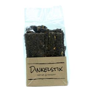 Dinkelstix med kol & havssalt - Grännaknäcke